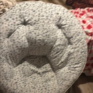Leopard Print Round Cushion